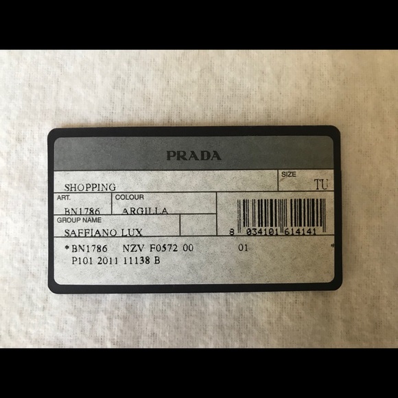 Prada Lux Saffiano Argilla Handbag - Picture 7 of 8